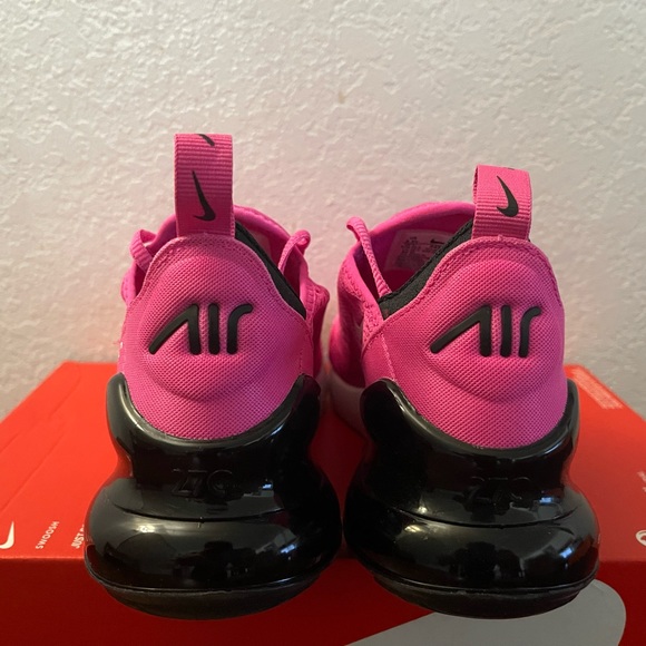 Nike Air Max 270 GS 'Laser Fuchsia' 943345-602 Size 3.5Y Women's Size 5 - Picture 4 of 7
